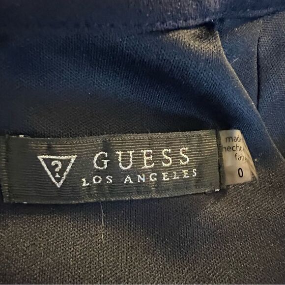 Guess Los Angeles Navy Blue Embellished Mini Dress - Picture 10 of 11